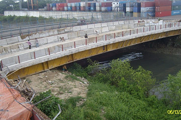 Single Span Steel Girder Composite Bridge, Mohesh Khal